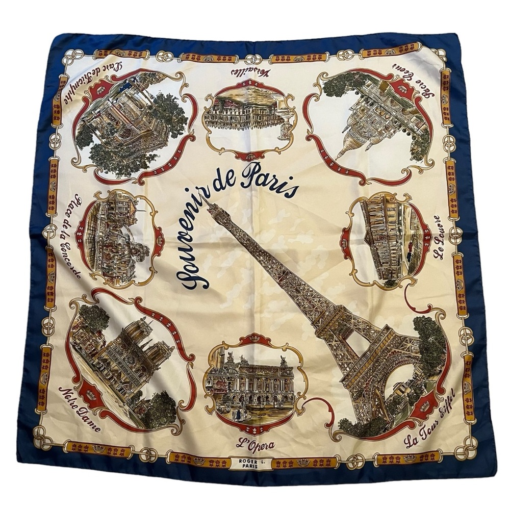 Roger L. Paris Souvenir Paris Scarf